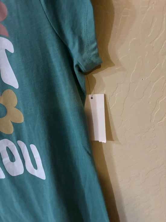 Wound Up Teal Short Sleeve Graphic Tee - Picture 3 of 4